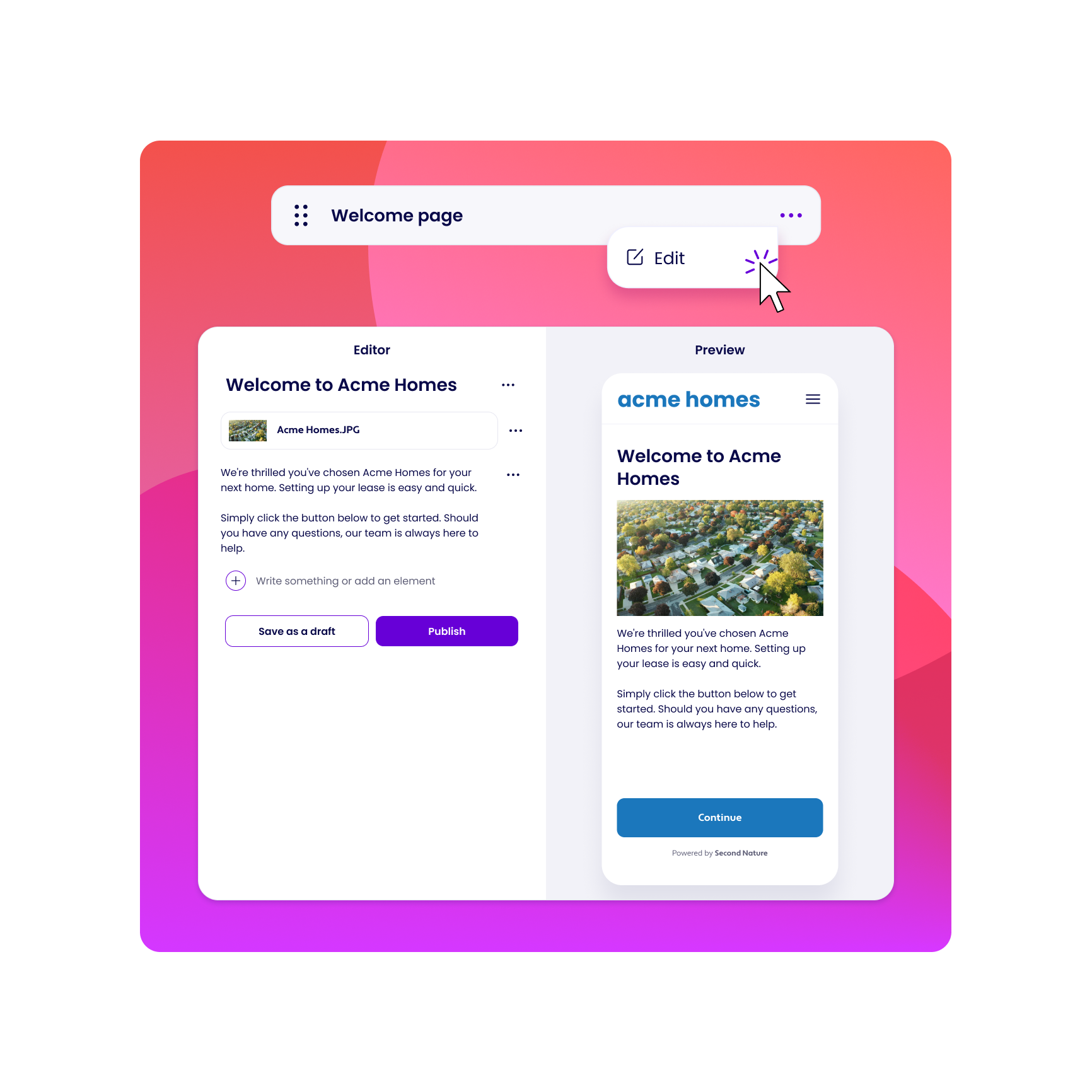 Lease walkthrough