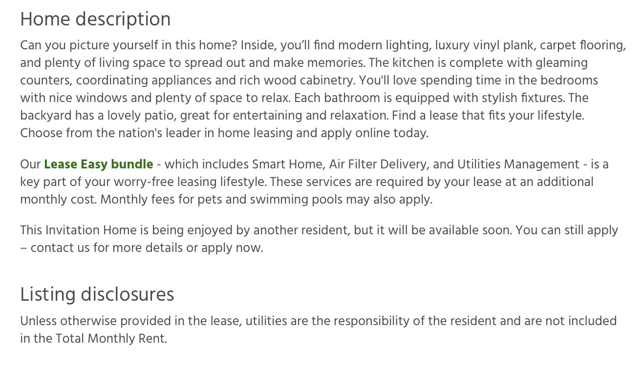 What To Include in Your Rental Listing Description: Examples Template What To Include in Your Rental Listing Description: Examples Template
