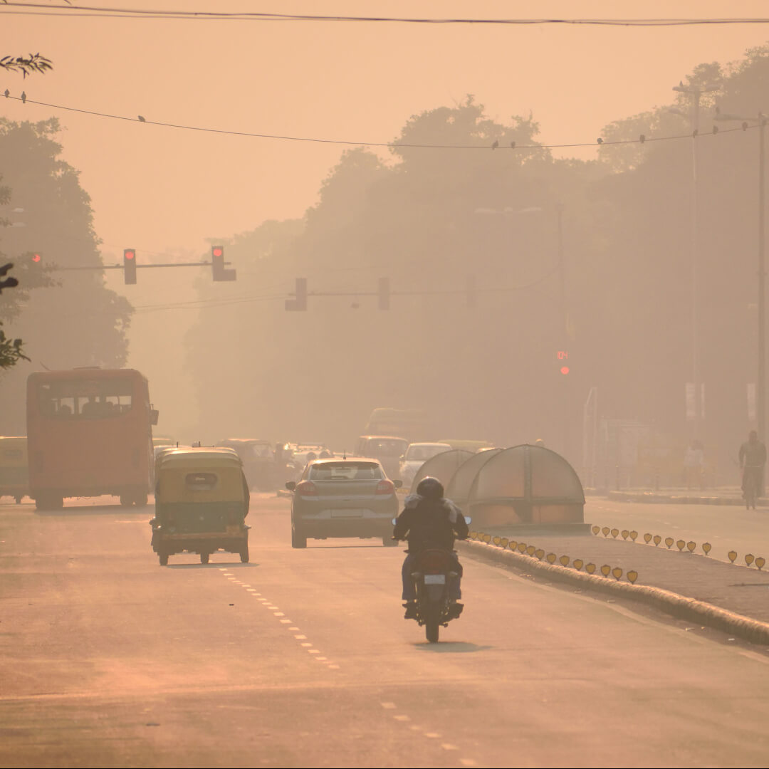 smog in a city